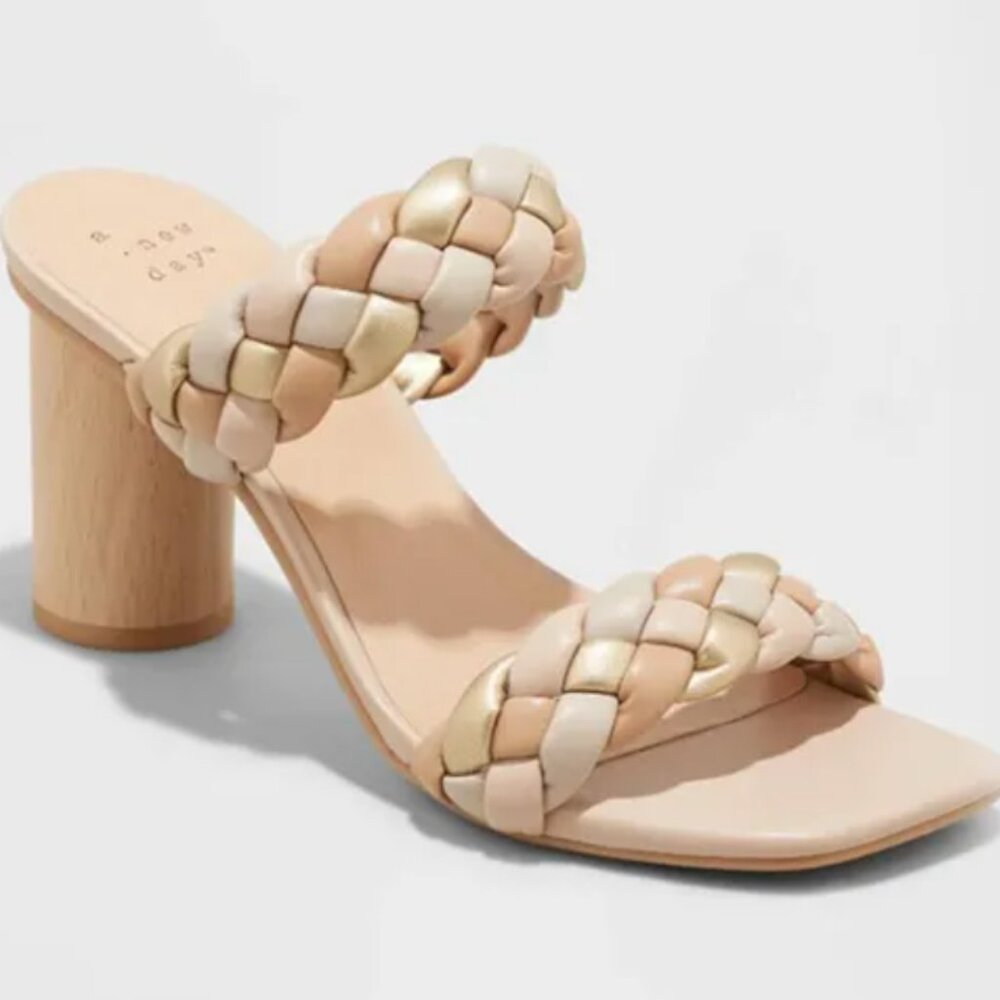 Target Braided Chunky Heels